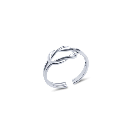 Çift Düğüm Yüzük (2 adet) | 925 Ayar Gümüş