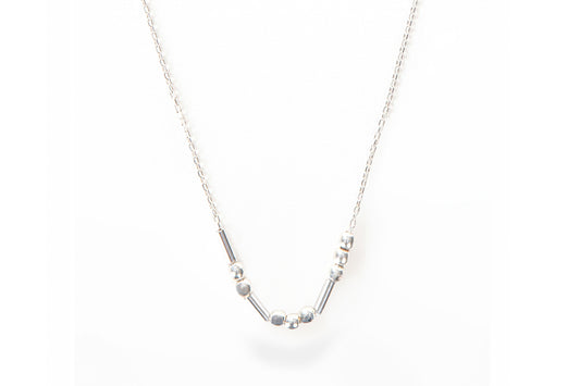 Mors Alfabeli Gümüş Kolye| 925 Ayar Gümüş