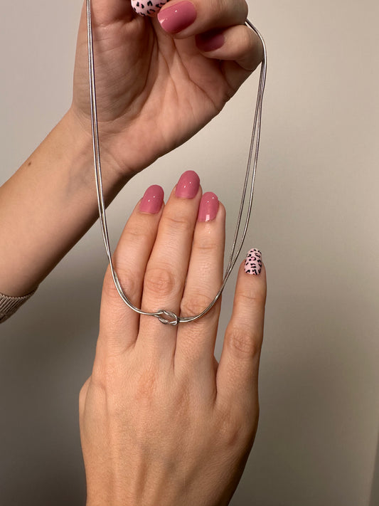 Düğüm Kolye | 925 Ayar Gümüş