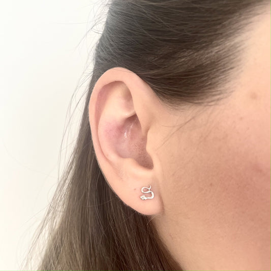 Yılan Küpe | 925 Ayar Gümüş