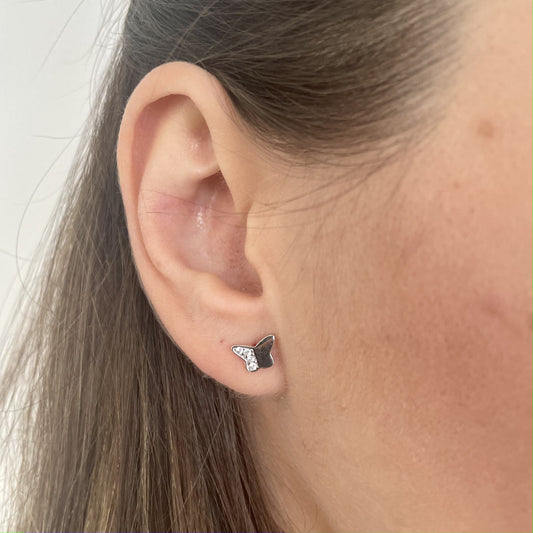 Kelebek Küpe | 925 Ayar Gümüş