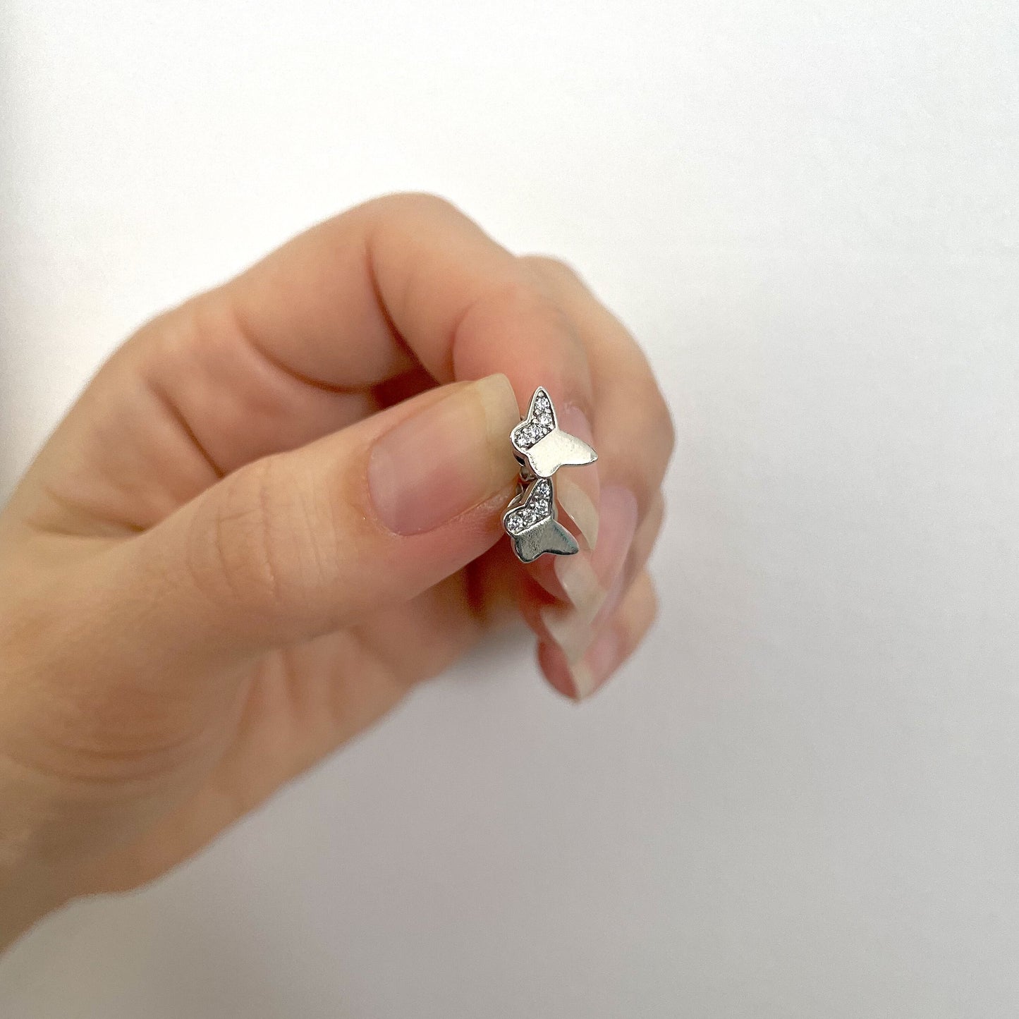 Kelebek Küpe | 925 Ayar Gümüş