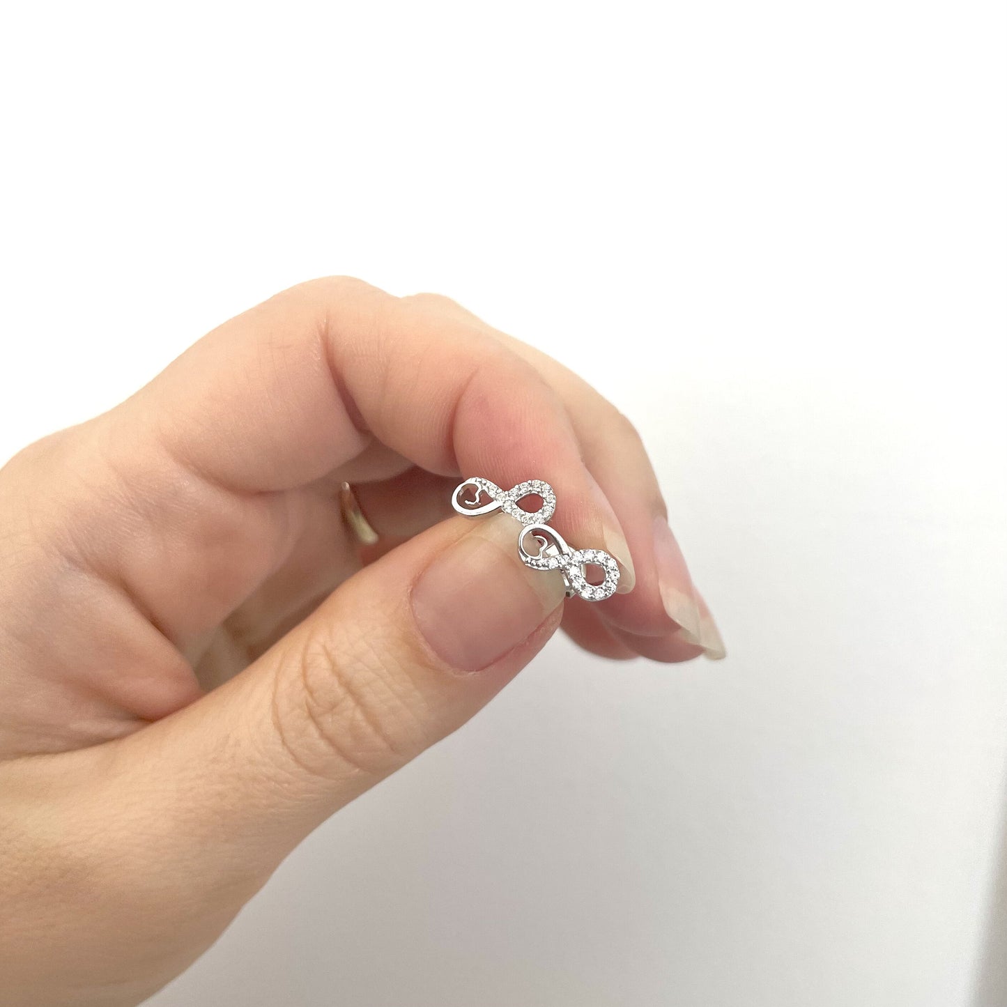 Sonsuzluk Küpe | 925 Ayar Gümüş