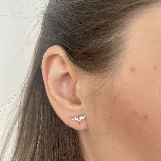 Balık Kuyruğu Küpe | 925 Ayar Gümüş