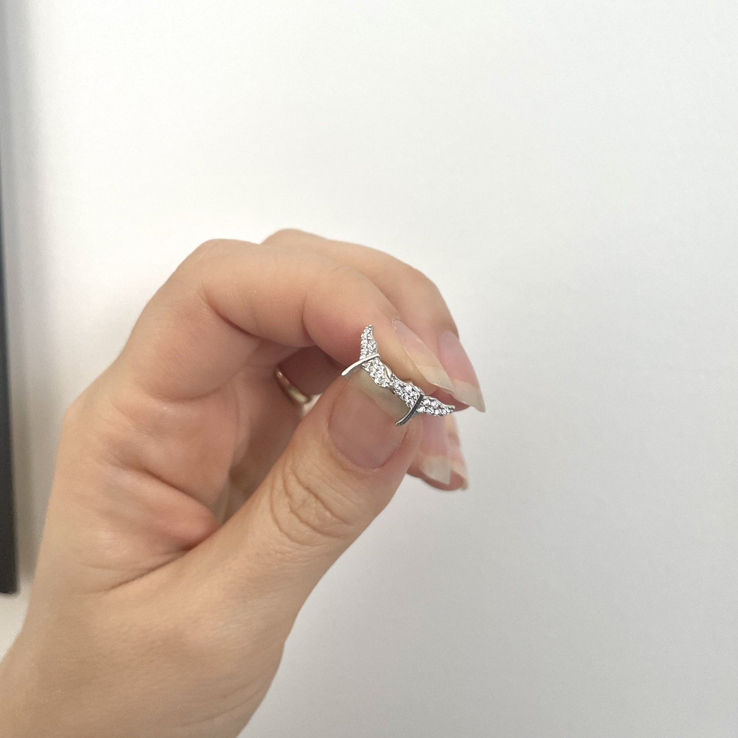 Balık Kuyruğu Küpe | 925 Ayar Gümüş