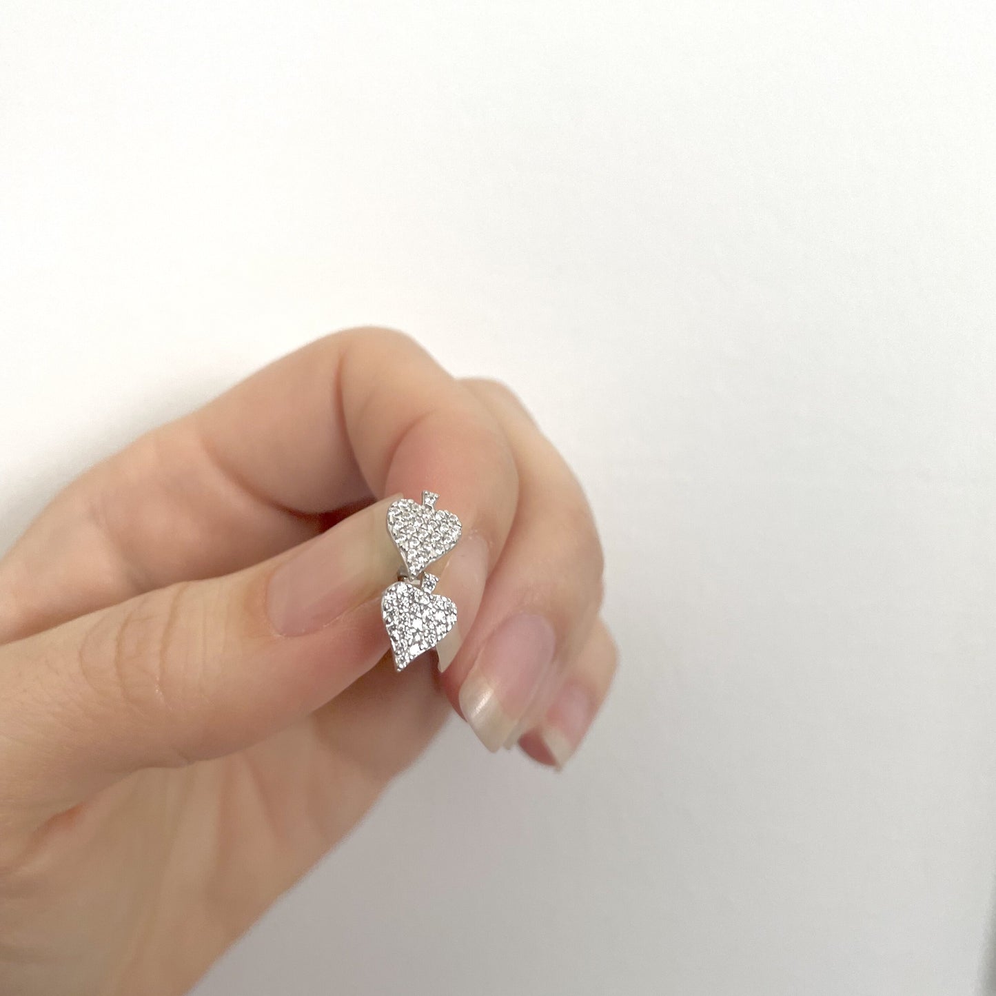 Maça Küpe | 925 Ayar Gümüş