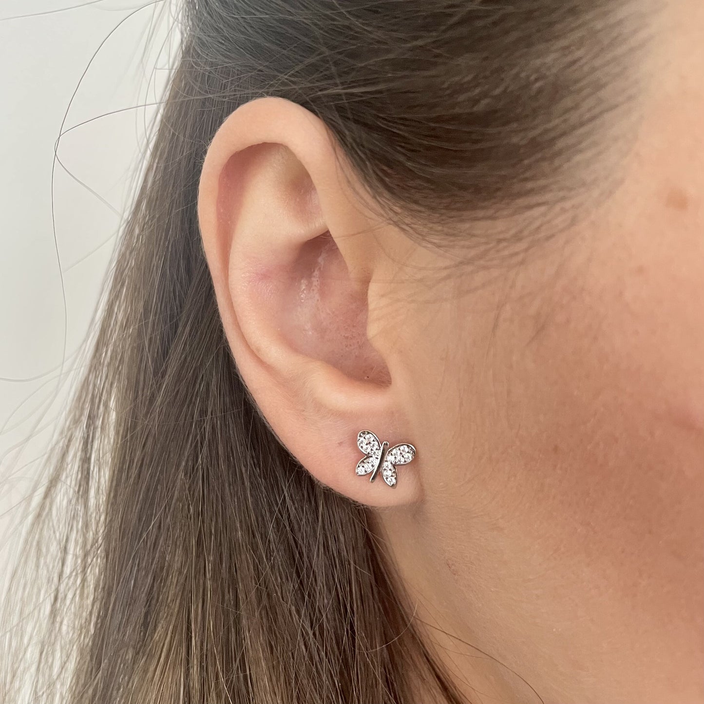 Kelebek Küpe | 925 Ayar Gümüş