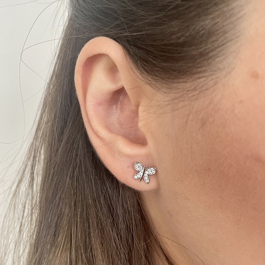 Kelebek Küpe | 925 Ayar Gümüş