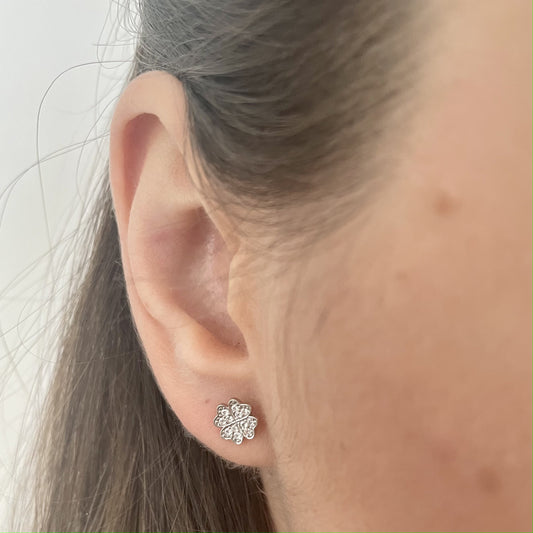 Yonca Küpe | 925 Ayar Gümüş