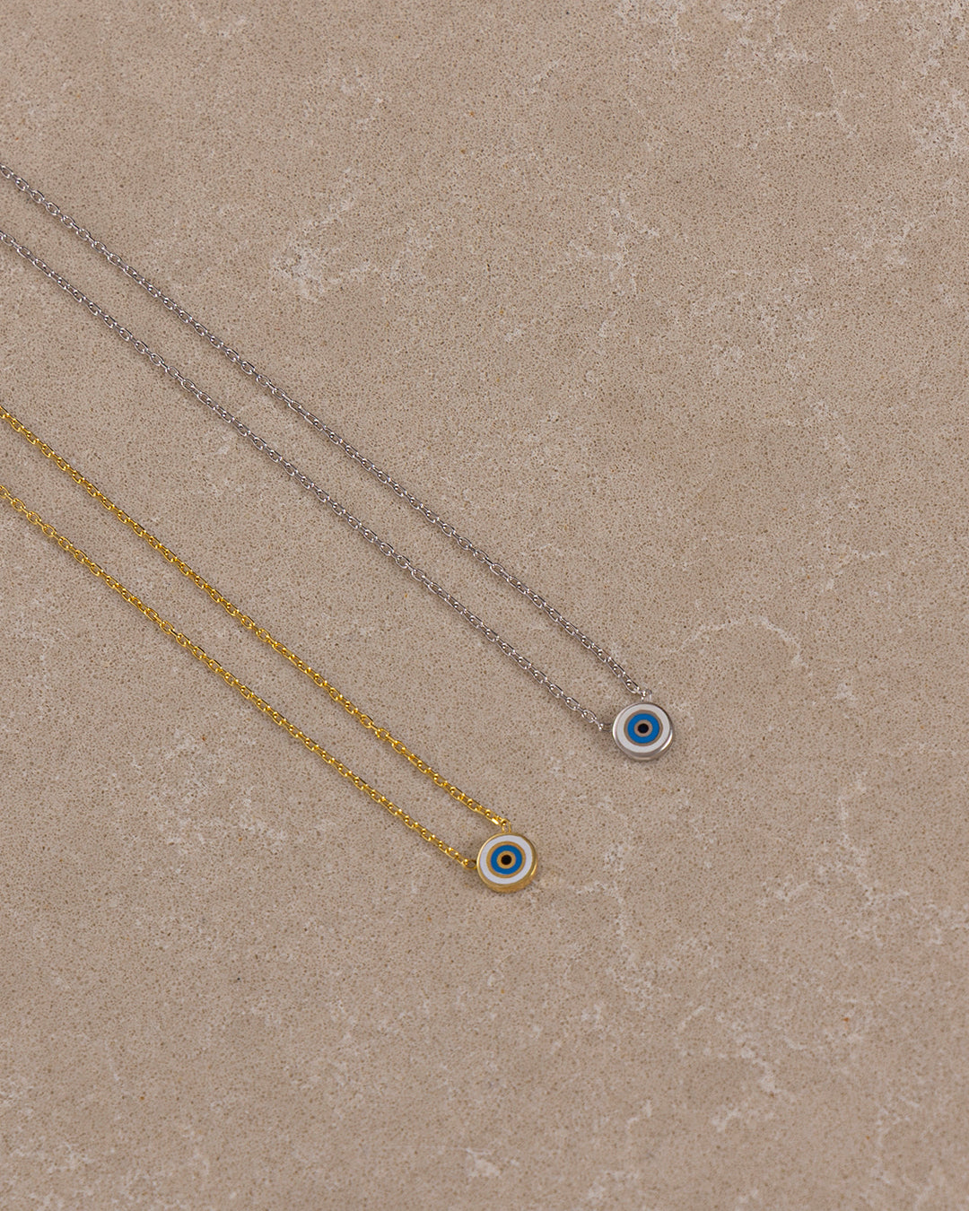 Minimalist Nazar Boncuğu Kolye | 925 Ayar Gümüş