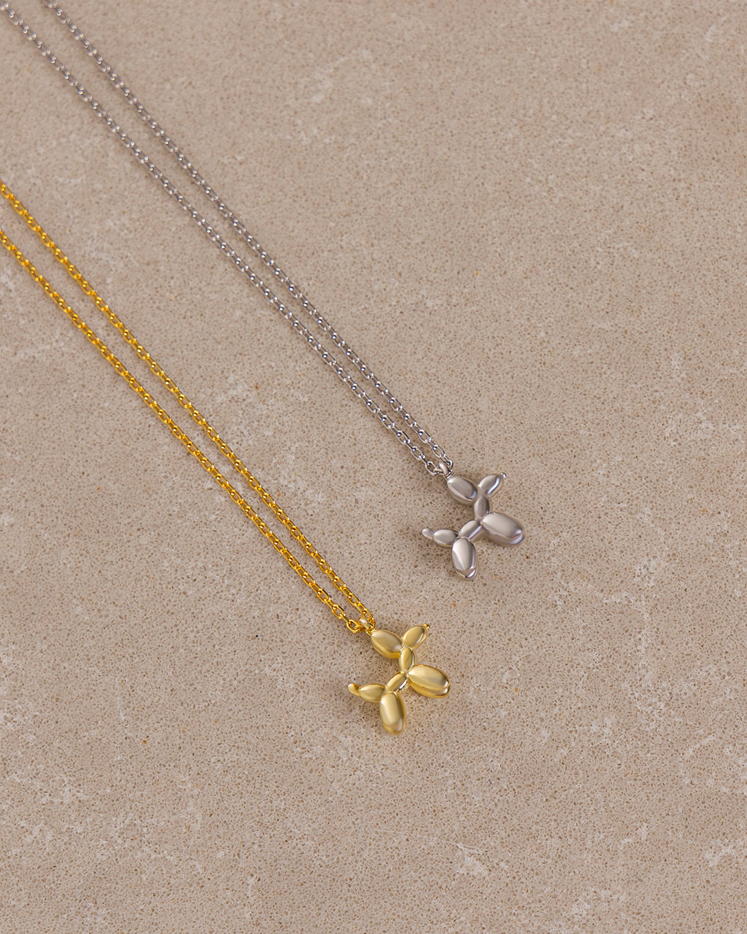 Gümüş Balon Köpek Kolye | 925 Ayar Gümüş