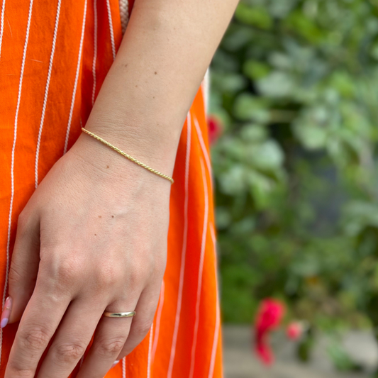 Burgu Zincir Bileklik | 925 Ayar Gümüş