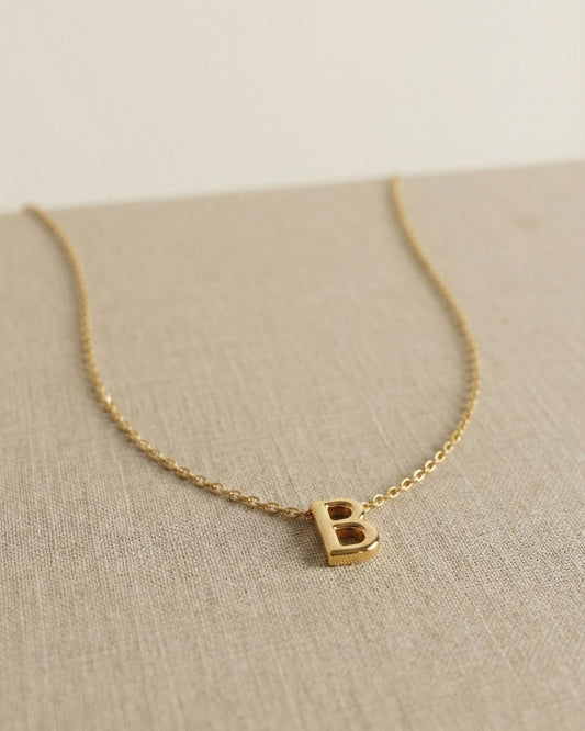 Minimal Balon Harf Kolye | 925 Ayar Gümüş