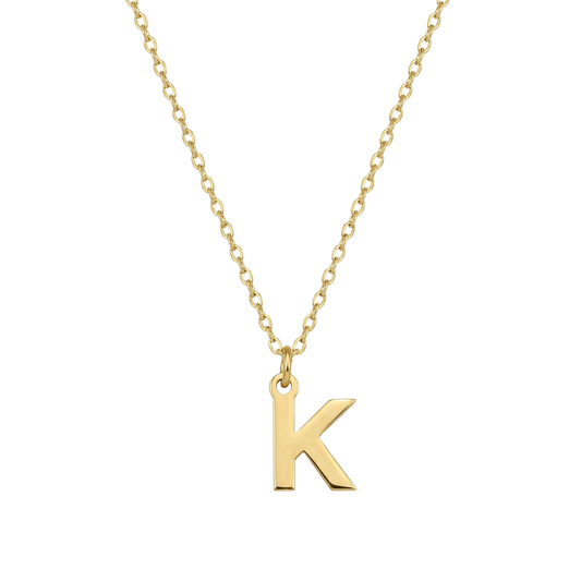 Minimal Harf Kolye | 925 Ayar Gümüş