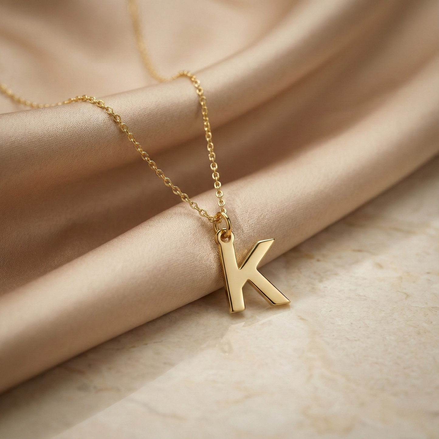 Minimal Harf Kolye | 925 Ayar Gümüş