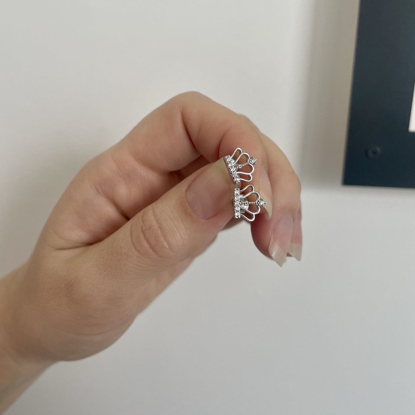 Taç Küpe | 925 Ayar Gümüş