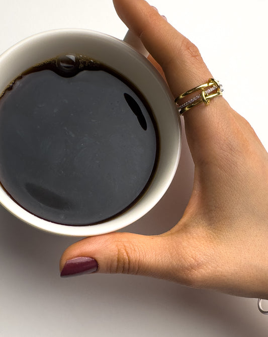 Üçlü Bağlantılı Yüzük| 925 Ayar Gümüş